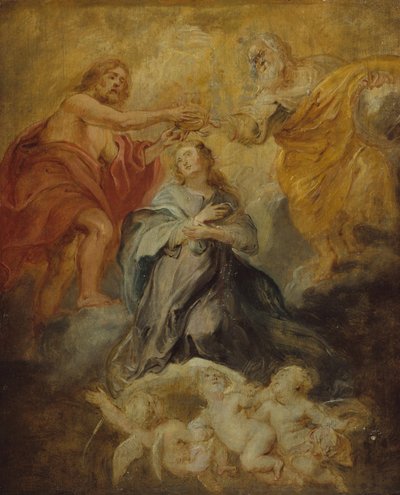 Koronacja Najświętszej Marii Panny, ca. 1632-33. autorstwa Peter Paul Rubens