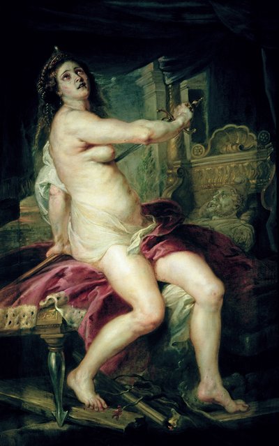 Śmierć Dydony (olej na płótnie) autorstwa Peter Paul Rubens