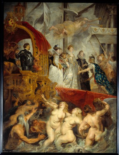 Korytarz Marie de Medicis w porcie w Marsylii 3 listopada autorstwa Peter Paul Rubens