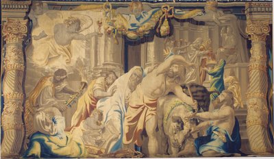 Eucharystia pokonuje ofiary pogańskie, Bruksela, druga połowa XVII wieku autorstwa Peter Paul Rubens