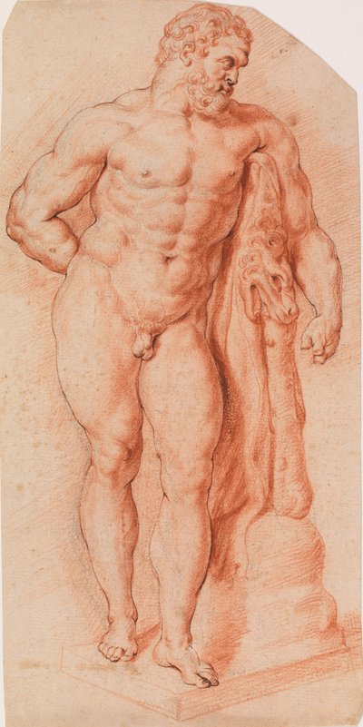 Der Farnesische Herkules, Neapel autorstwa Peter Paul Rubens