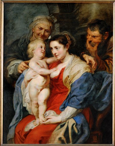 Święta Rodzina ze świętą Anną (obraz na płótnie) autorstwa Peter Paul Rubens