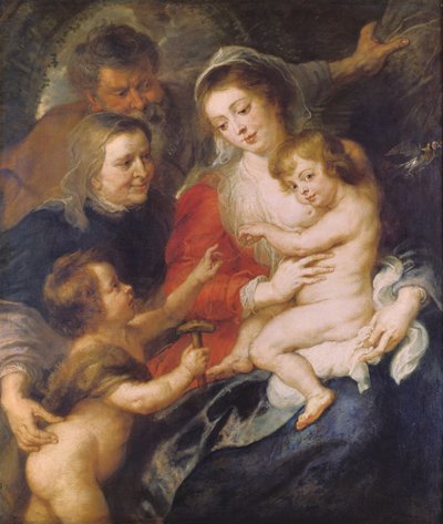 Święta Rodzina ze św. Elżbietą i Dzieciątkiem św. Jan Chrzciciel, ok. 1634 autorstwa Peter Paul Rubens