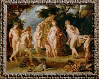 Sąd Parysa (obraz na drewnie) autorstwa Peter Paul Rubens