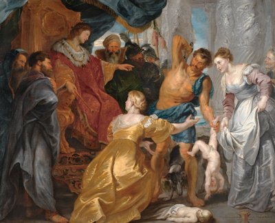 Wyrok Salomona autorstwa Peter Paul Rubens