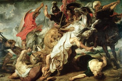 Polowanie na lwa autorstwa Peter Paul Rubens
