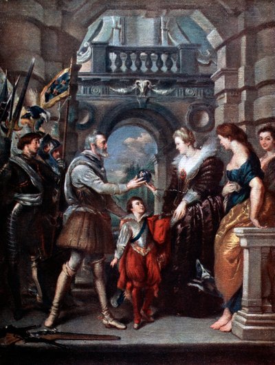 Cykl Medyceuszy: Henryk IV wyjeżdża na wojnę do Niemiec, 20 marca 1610, 1621-1625. autorstwa Peter Paul Rubens