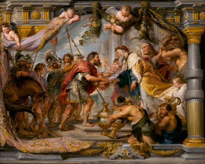 Spotkanie Abrahama i Melchizedeka, ok. 1626 autorstwa Peter Paul Rubens