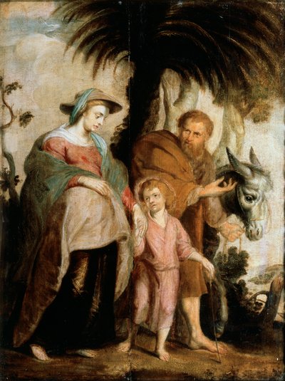 Powrót z Egiptu, 1614. autorstwa Peter Paul Rubens