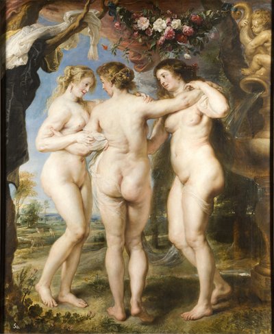 Trzy Gracje autorstwa Peter Paul Rubens