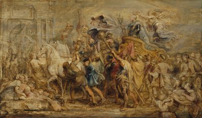 Triumf Henryka IV, ca. 1630. autorstwa Peter Paul Rubens