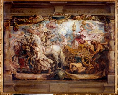Triumf Kościoła nad furią, niezgodą i nienawiścią Malarstwo Petera Paula (Pierre-Paul) Rubensa (lub Peter Paul lub Petrus Paulus) (1577-1640) XVII wiek. Madryt, Muzeum Prado autorstwa Peter Paul Rubens