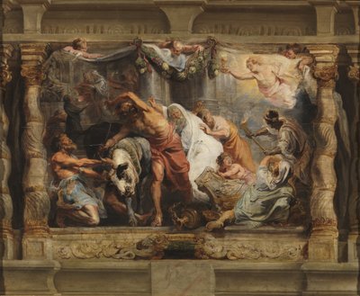 Triumf Eucharystii nad bałwochwalstwem, 1625-1626 autorstwa Peter Paul Rubens