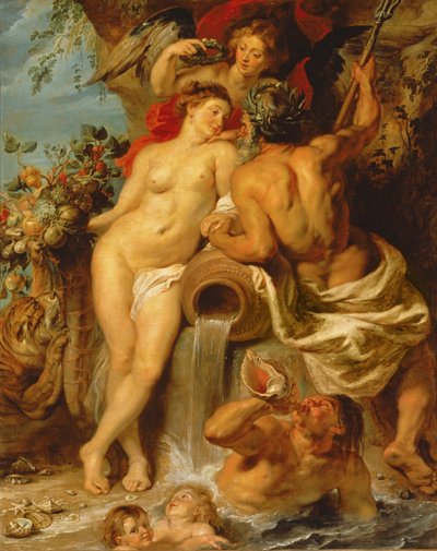 Unia Ziemi i Wody, ok. 1618 (olej na płótnie) autorstwa Peter Paul Rubens