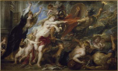 Skutki wojny - olej na płótnie autorstwa Peter Paul Rubens