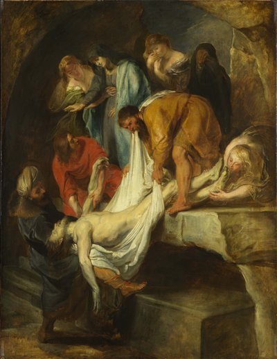 Pochówek Chrystusa autorstwa Peter Paul Rubens