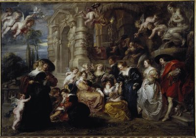 Ogród miłości - olej na płótnie autorstwa Peter Paul Rubens