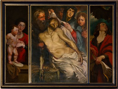 Lament nad zmarłym Chrystusem autorstwa Peter Paul Rubens