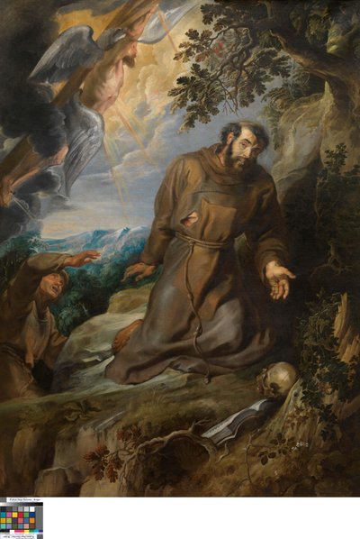 Stygmatyzacja świętego Franciszka z Asyżu autorstwa Peter Paul Rubens