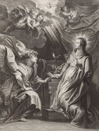 zwiastowanie autorstwa Peter Paul Rubens