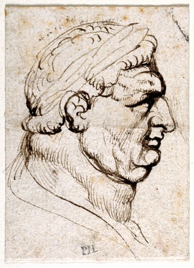 Witeliusz, z dziesięciu rysunków ośmiu z pierwszych dwunastu Cezarów, według medali Giovanniego da Cavino (pióro i atrament na papierze) autorstwa Peter Paul Rubens