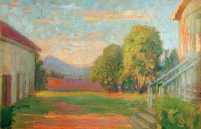 Północnowłoska willa autorstwa Peder Severin Krøyer