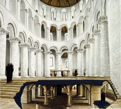Prezbiterium i krypta w opactwie św. Augustyna, ok. XII w., ok. 1990-2010 autorstwa Peter Urmston