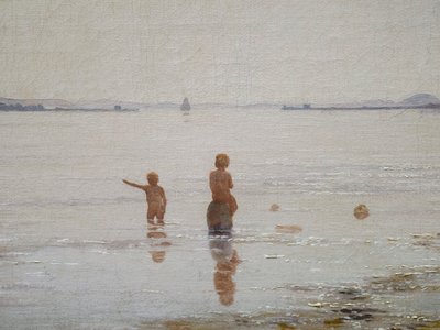 Widok na fiord Roskilde w pobliżu Frederikssund, Zelandia autorstwa Peter Vilhelm Carl Kyhn