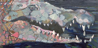 Dalej w dół rzeki - Krokodyl autorstwa Peter Wilson