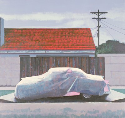Ghost Car 2, Los Angeles, USA, 2002 (olej na płótnie) autorstwa Peter Wilson