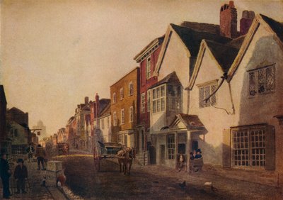 Eton High Street, XIX w., 1924 autorstwa Peter de Wint