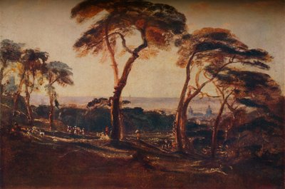 Park Greenwich, ok. 1822 r autorstwa Peter de Wint