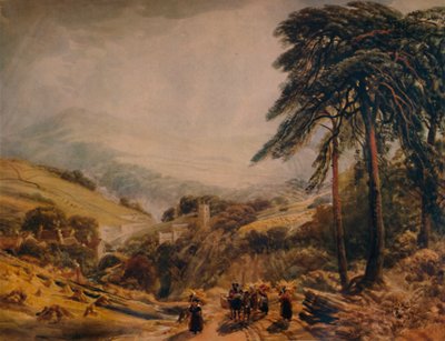 Wioska Matlock: Powrót Gleaners, 1849, 1935 autorstwa Peter de Wint