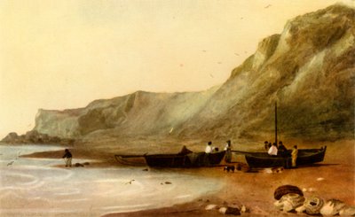 „Shanklin, Isle of Wight”, początek XIX wieku, 1946. autorstwa Peter de Wint