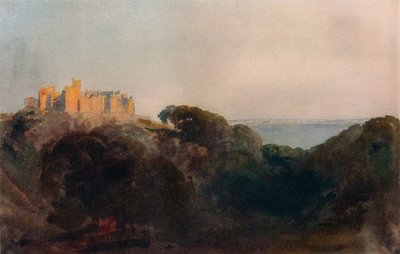 Zamek St.Donats, Glamorganshire, 1924 autorstwa Peter de Wint