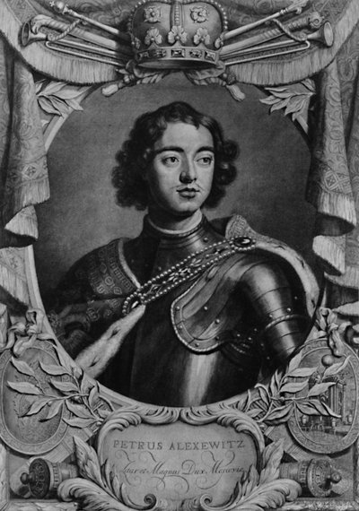Piotr Wielki, car Rosji, c1698 1894 autorstwa Peter van Gunst
