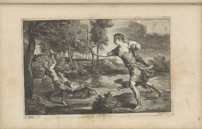 Diana w Acteon autorstwa Peter van Liesebetten
