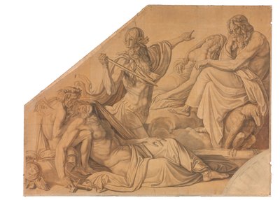 Agamemnons Traum autorstwa Peter von Cornelius