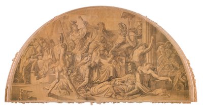 Der Untergang Trojas autorstwa Peter von Cornelius