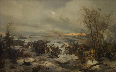 Bitwa pod Krasnojem Krasnym 17 listopada 1812 r. 1849 r. autorstwa Peter von Hess