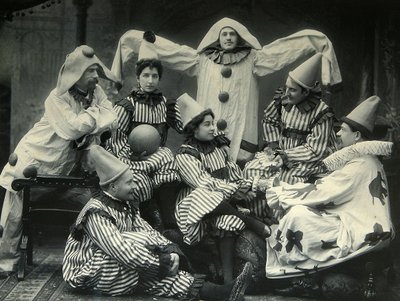 Kompozycja teatralna. Platinotypia Piotra Pietrowicza Pawłowa (1860-1925) autorstwa Petr Petrovich Pavlov