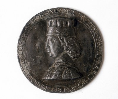 Medal przedstawiający Borso d