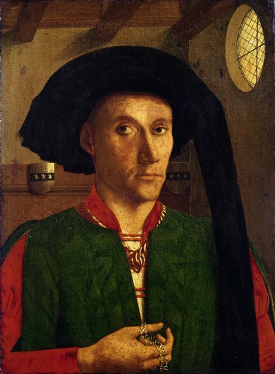 Edward Grimston (olej na drewnie) autorstwa Petrus Christus