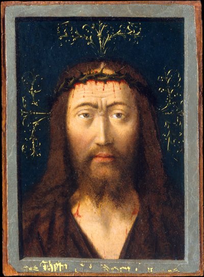 Głowa Chrystusa, ca. 1445. autorstwa Petrus Christus