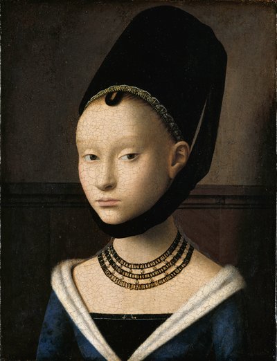 Portret młodej kobiety autorstwa Petrus Christus