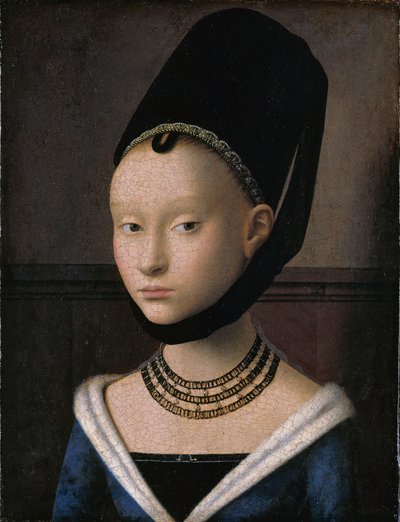 Portret młodej kobiety autorstwa Petrus Christus
