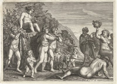 Triomf van Bachus autorstwa Petrus Clouwet (possibly)
