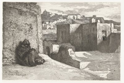 Widok na Tanger autorstwa Petrus Johannes Arendzen (attributed to)
