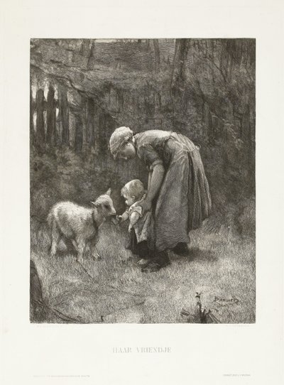 Jej chłopak (tytuł na obiekcie) autorstwa Petrus Johannes Arendzen