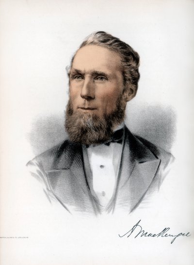 Alexander Mackenzie, drugi premier Kanady, c1890. autorstwa Petter and Galpin Cassell
